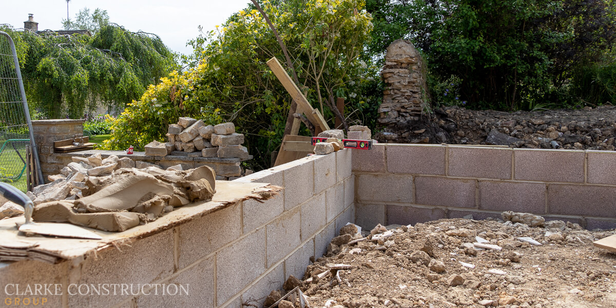 Block Work Commences banner