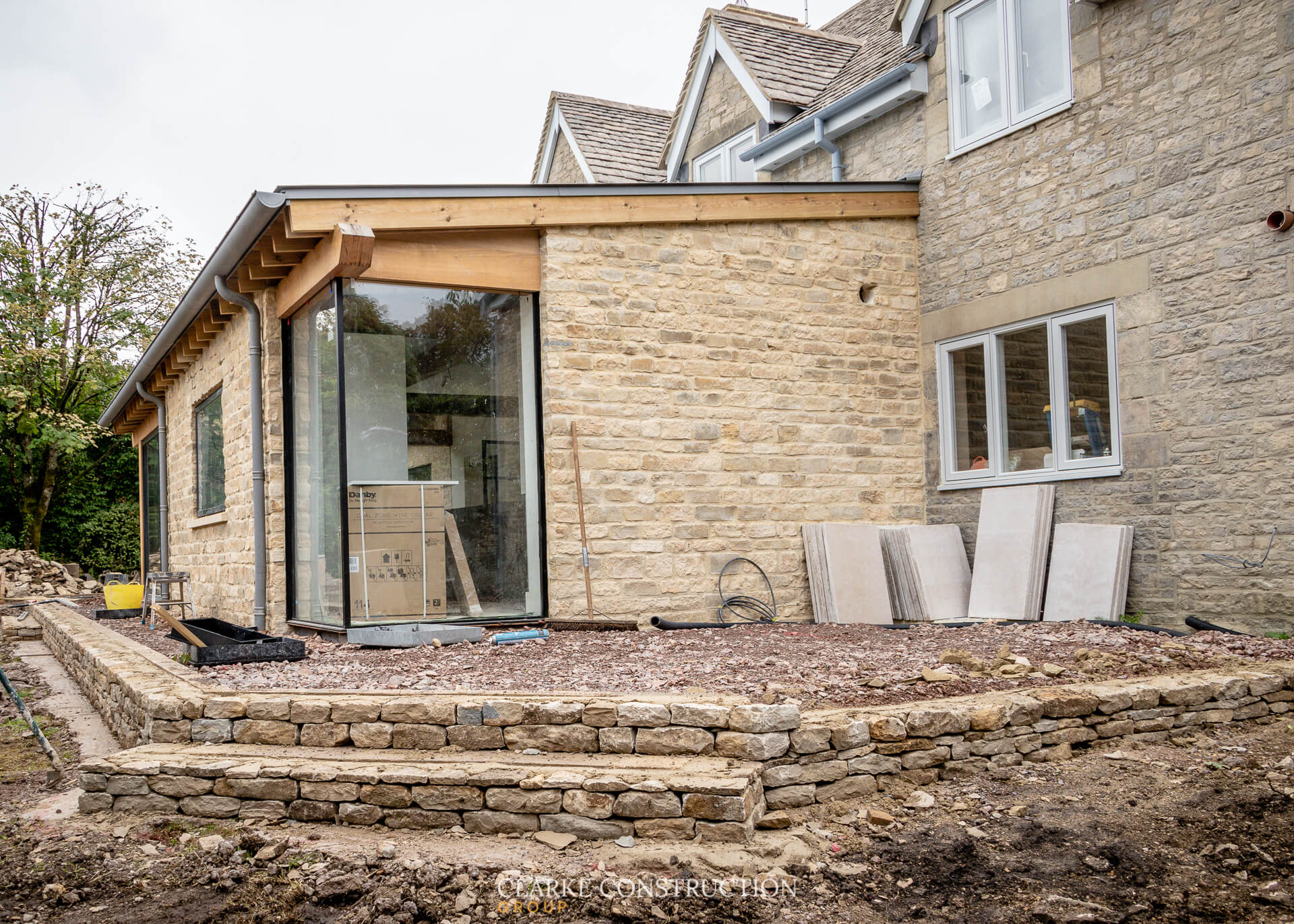 Landscaping Begins - Progress View 2