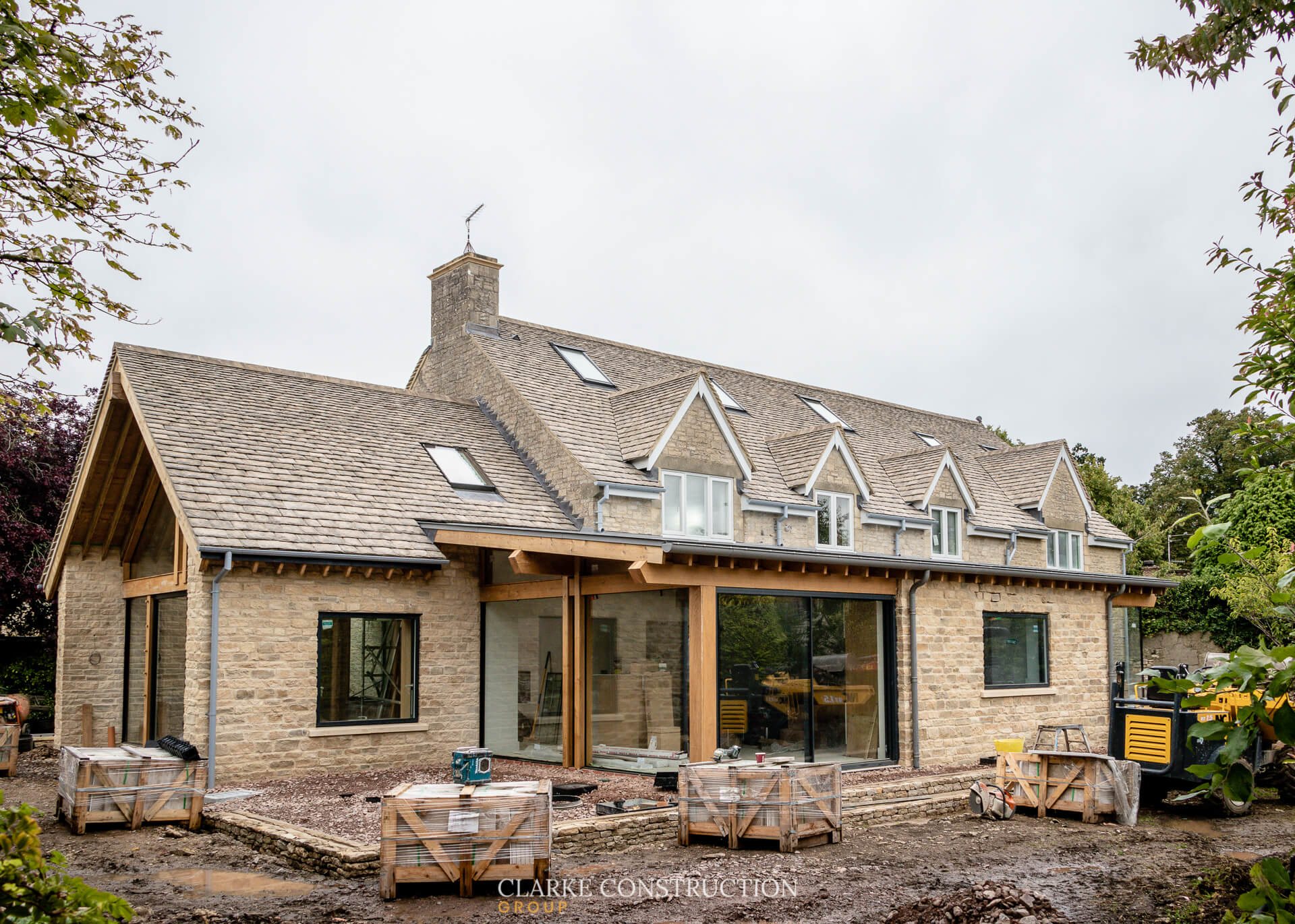 Landscaping Begins - Final View