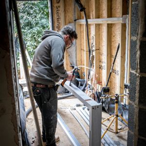 Clarke Construction Group team on site at Five Bells Cottage