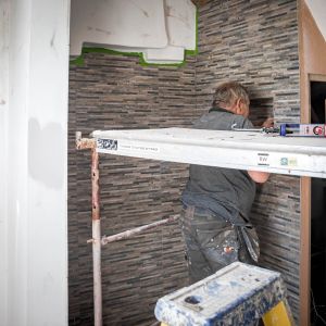 Clarke Construction Group team on site at Five Bells Cottage